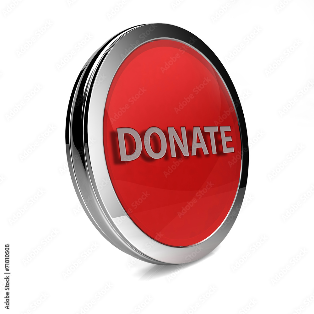 Donate circular icon on white background Donate circular icon on white background
