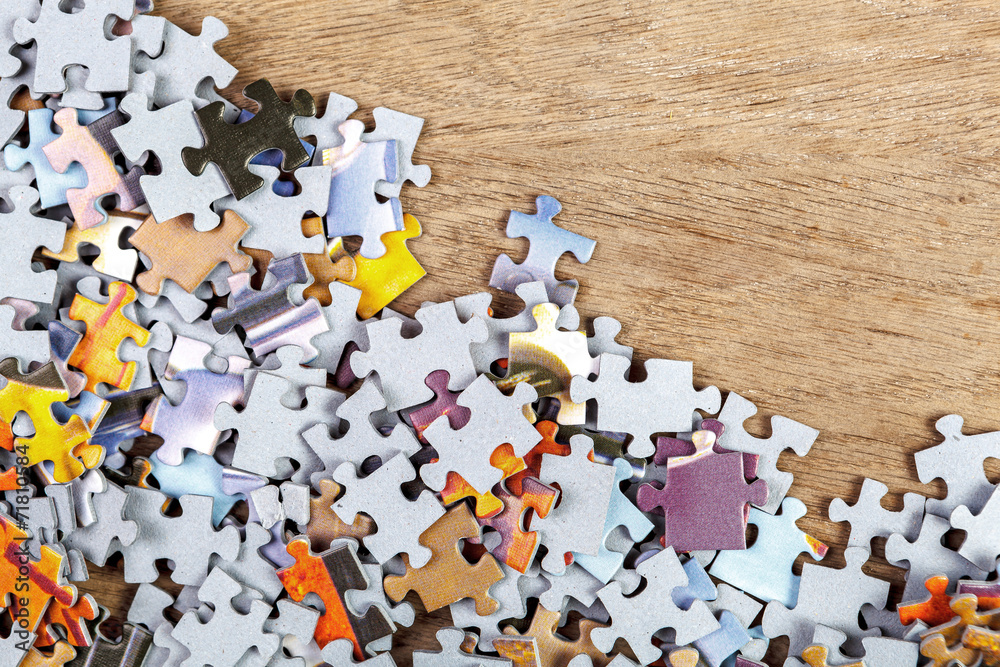 Pieces of Jigsaw Puzzle