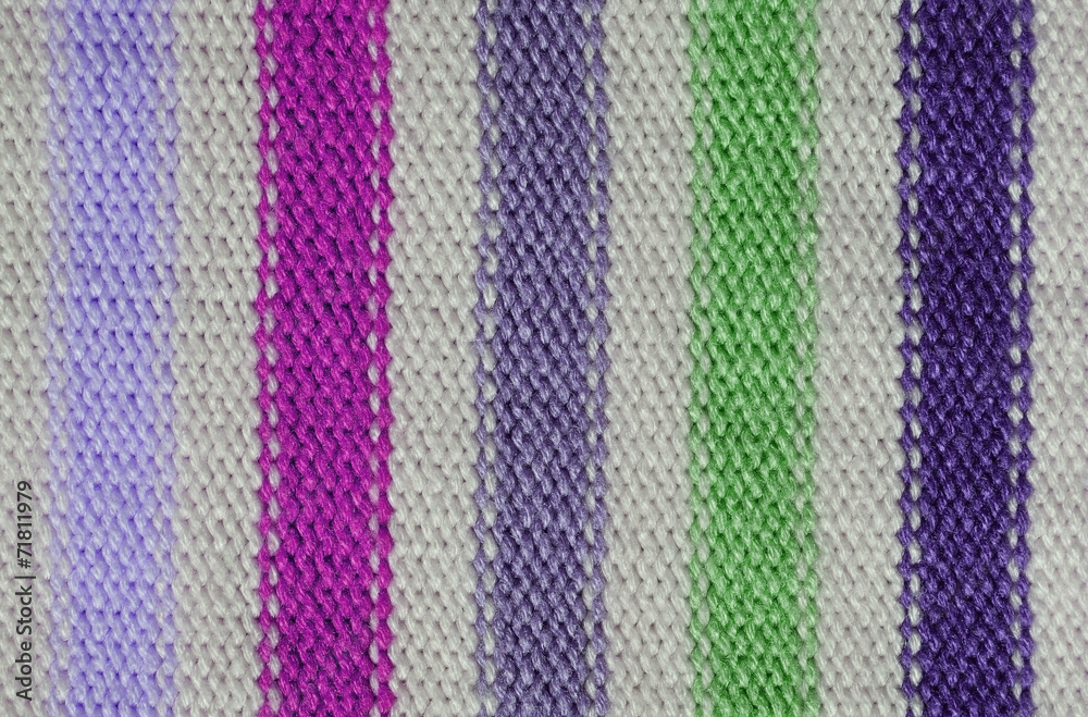 Knit woolen texture. Fabric striped background Knit woolen texture. Fabric striped background