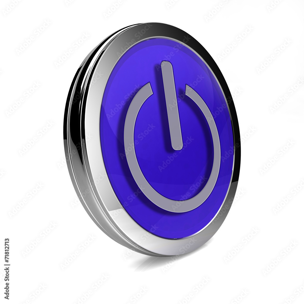 power circular icon on white background power circular icon on white background