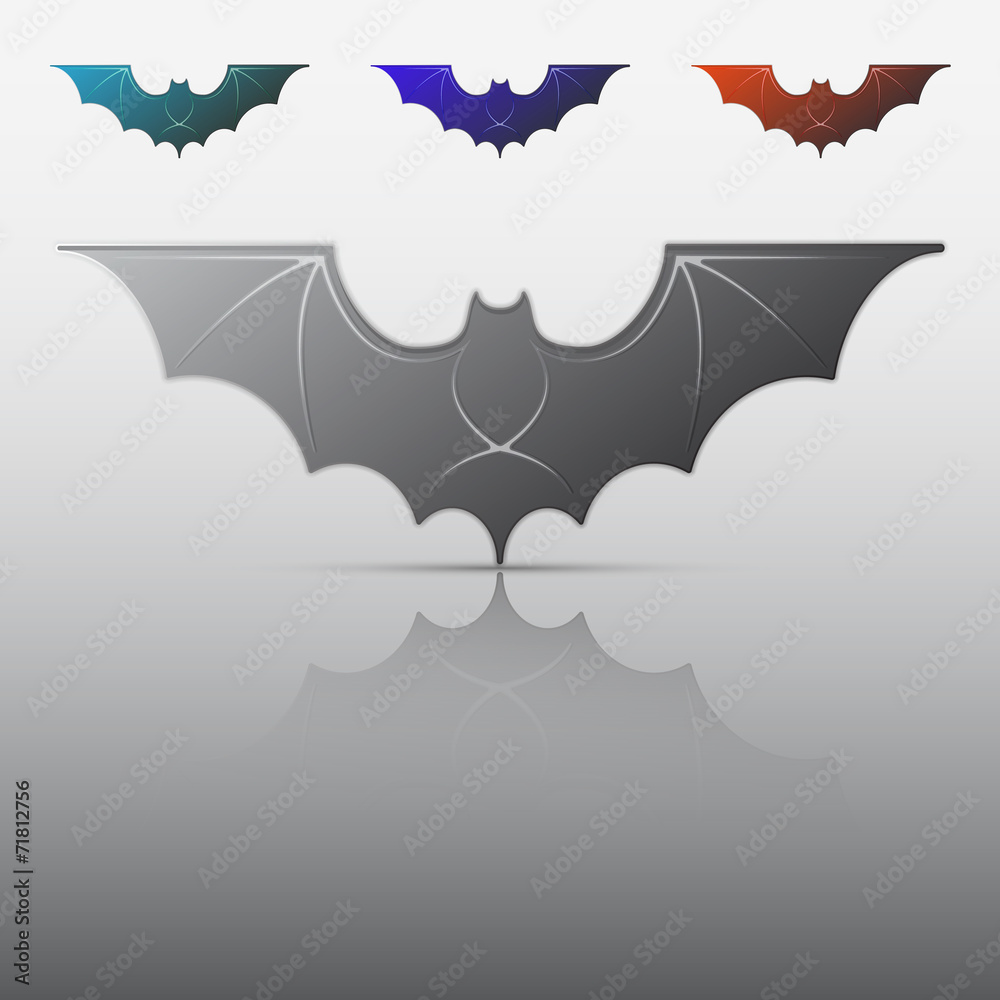 Bat Symbol illustration Bat Symbol illustration