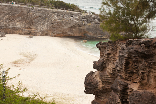 crique et plage d'anse Philibert, île Rodrigues