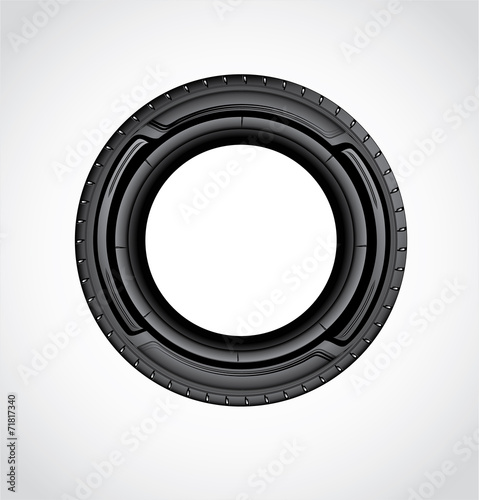 The icon of Car tire
