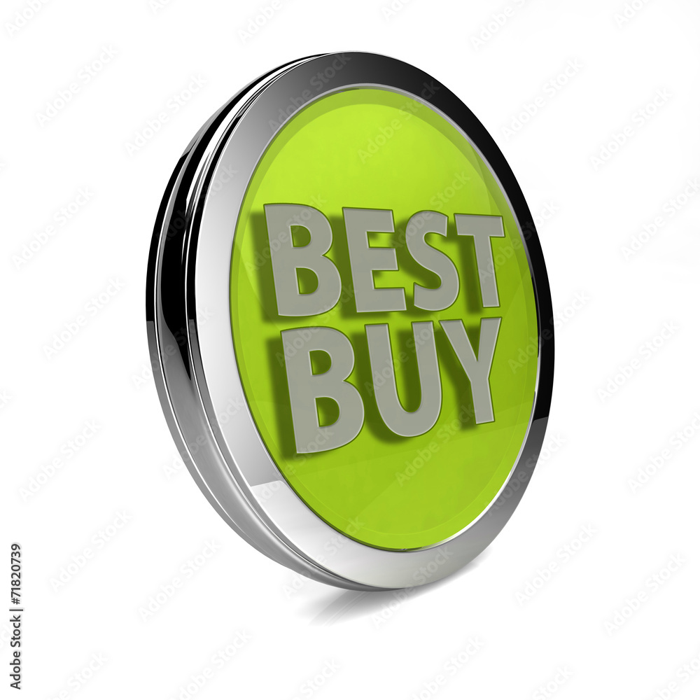 Best buy circular icon on white background Best buy circular icon on white background
