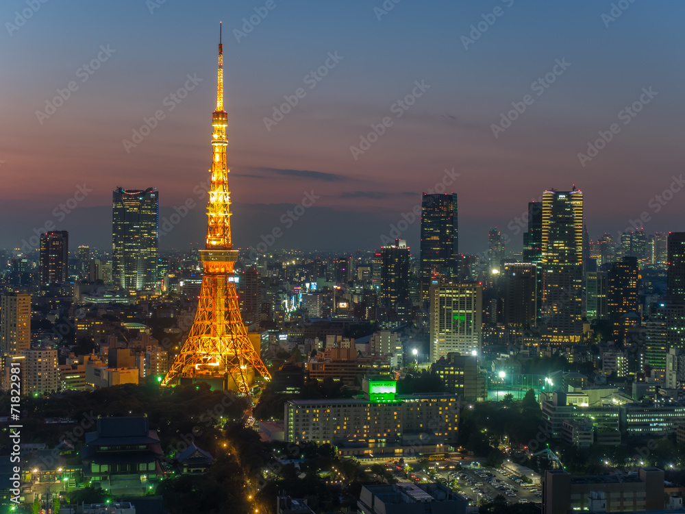Obraz premium wieża Tokyo