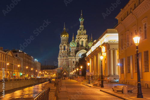 Night St. Petersburg. photo