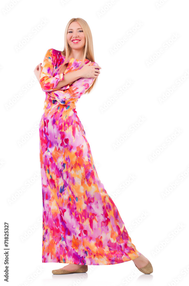 Young woman in fashion concept