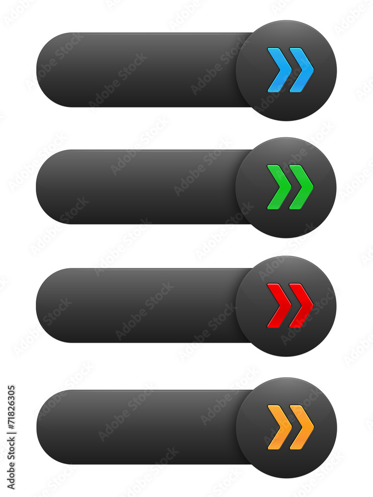 BLANK VECTOR BUTTON POSTER (blue orange red green) BLANK VECTOR BUTTON POSTER (blue orange red green)