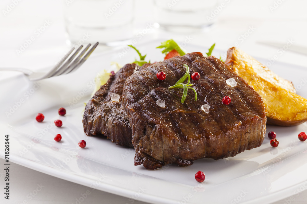 Grilled beef steak Grilled beef steak