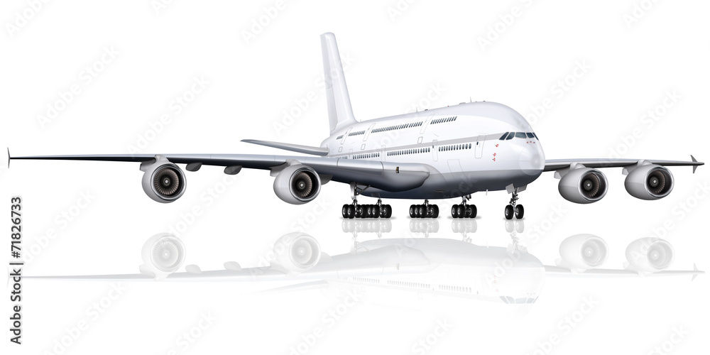 Passagierflugzeug - Großraumflugzeug
