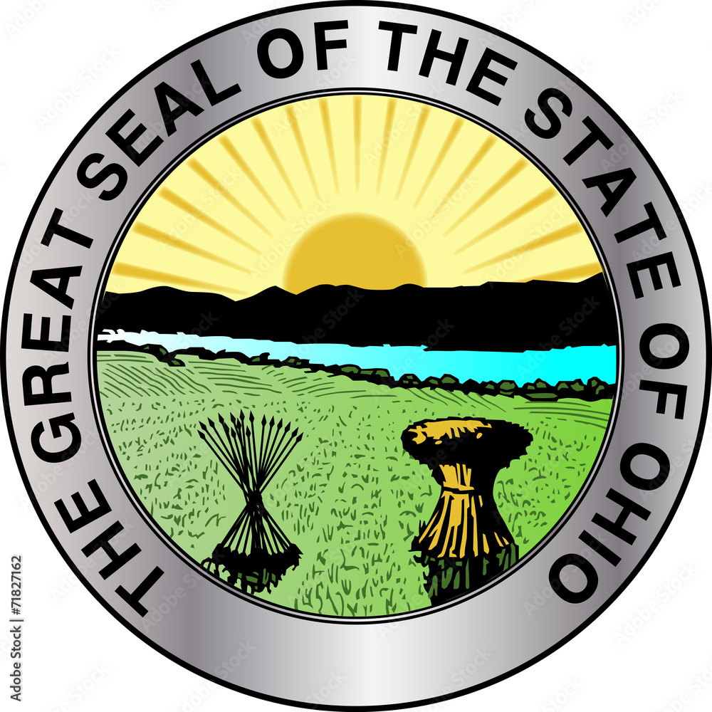 Canvas Print Ohio State Seal