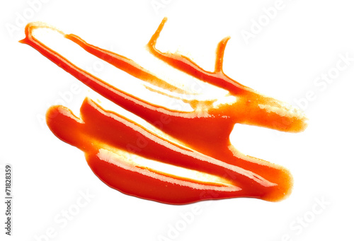 Fotografi ketchup stain fleck