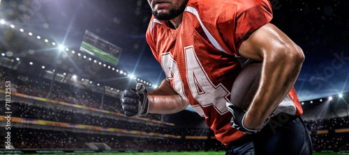 American football sportsman player in stadium © 103tnn