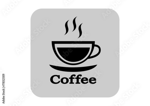 Fototapeta Naklejka Na Ścianę i Meble -  Coffee vector icon
