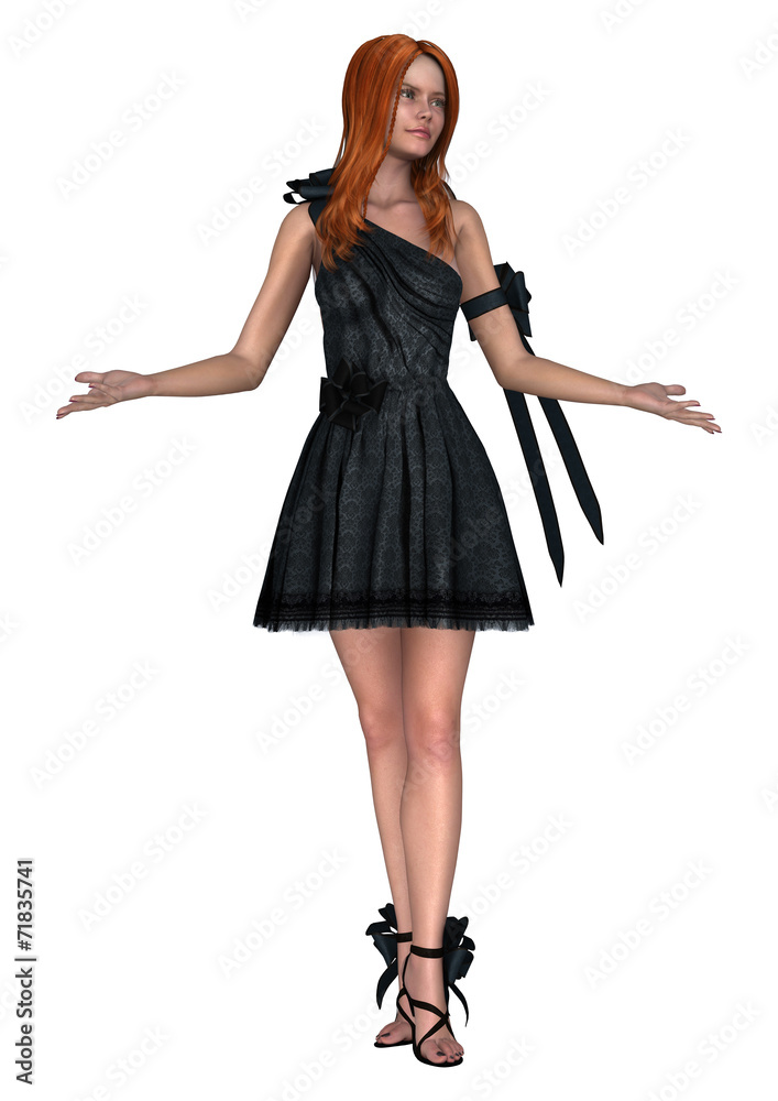 Naklejka premium Prom Dress