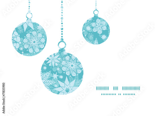 Vector decorative frost Christmas snowflake silhouette pattern