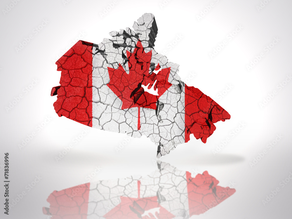 Obraz premium Map of Canada