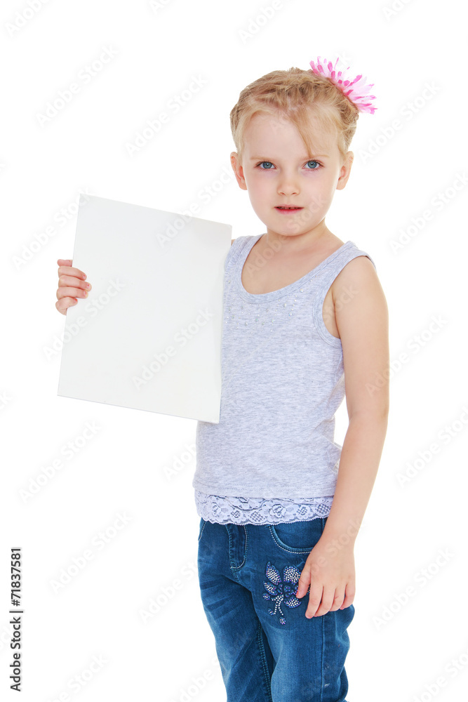 Charming little girl Charming little girl