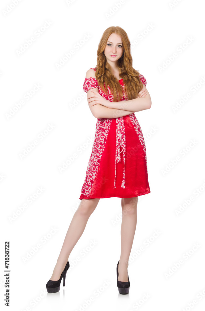 Young woman in fashion concept Young woman in fashion concept