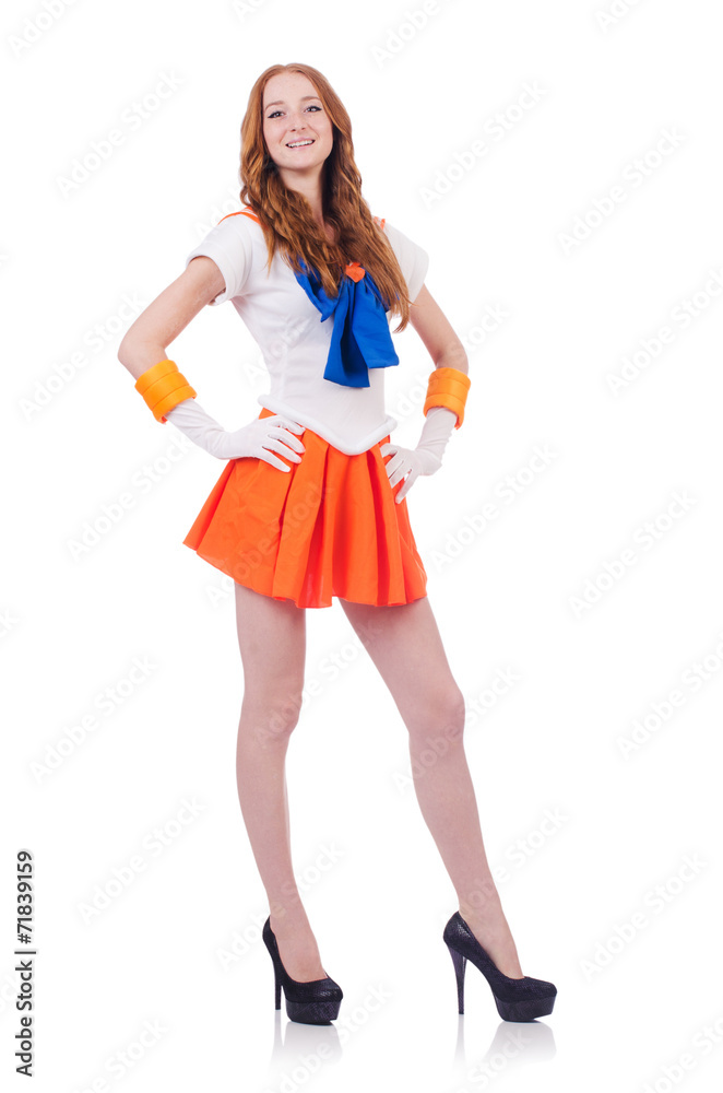 Woman in fashion clothing concept Woman in fashion clothing concept