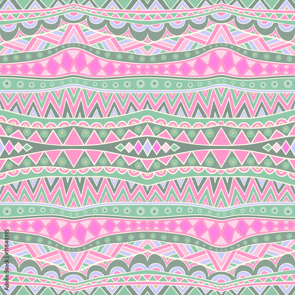 Light Seamless Geometric Ethnic Pattern Light Seamless Geometric Ethnic Pattern