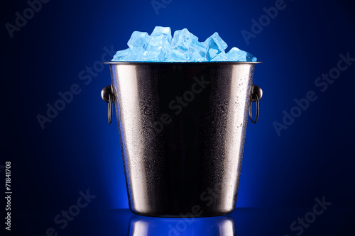 champagne Metal ice bucket