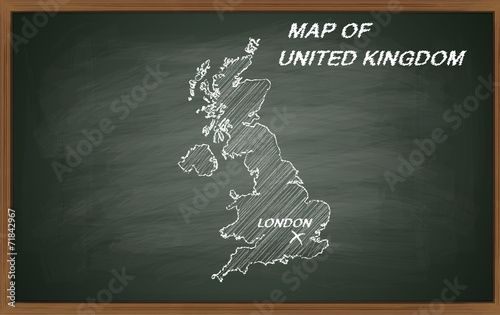 map of United Kingdom