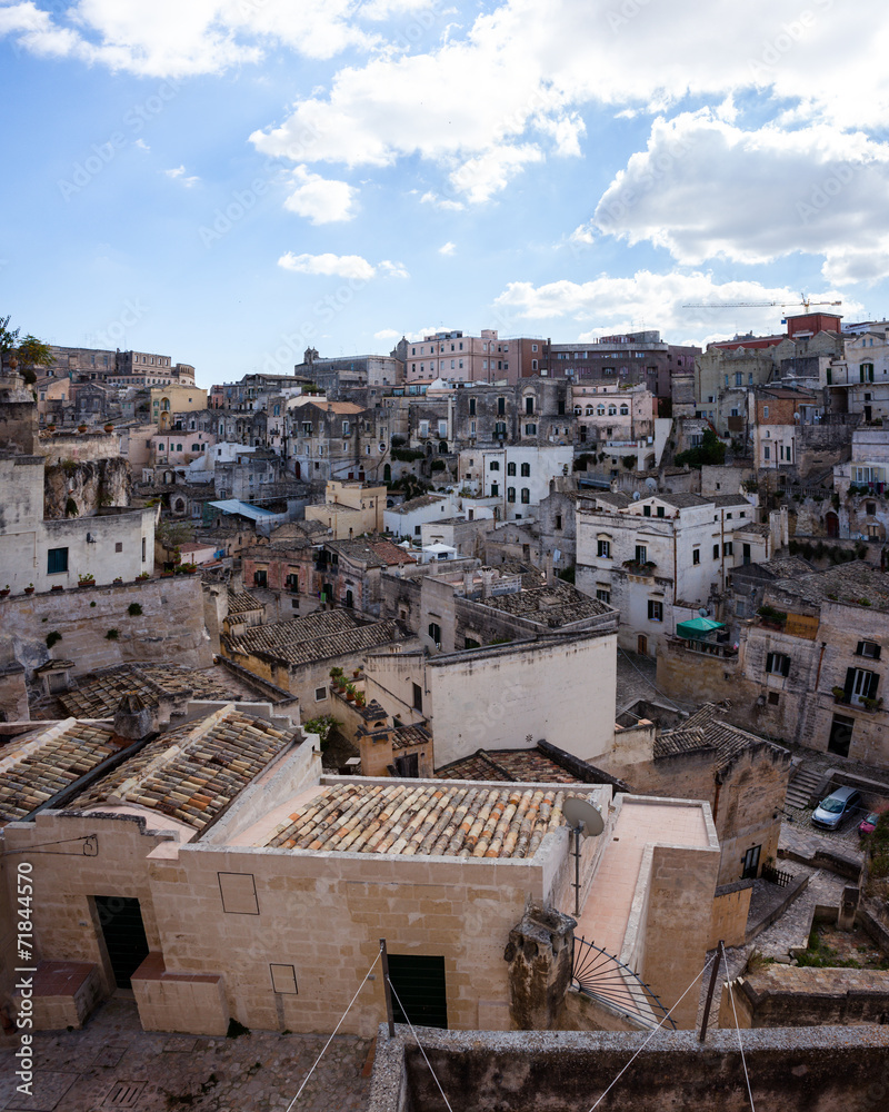 Cityscape of Matera (Basilicata, Italy)
