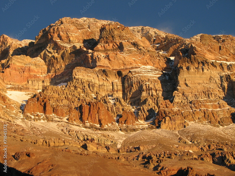Beautiful mountain landscape in the Andes Beautiful mountain landscape in the Andes
