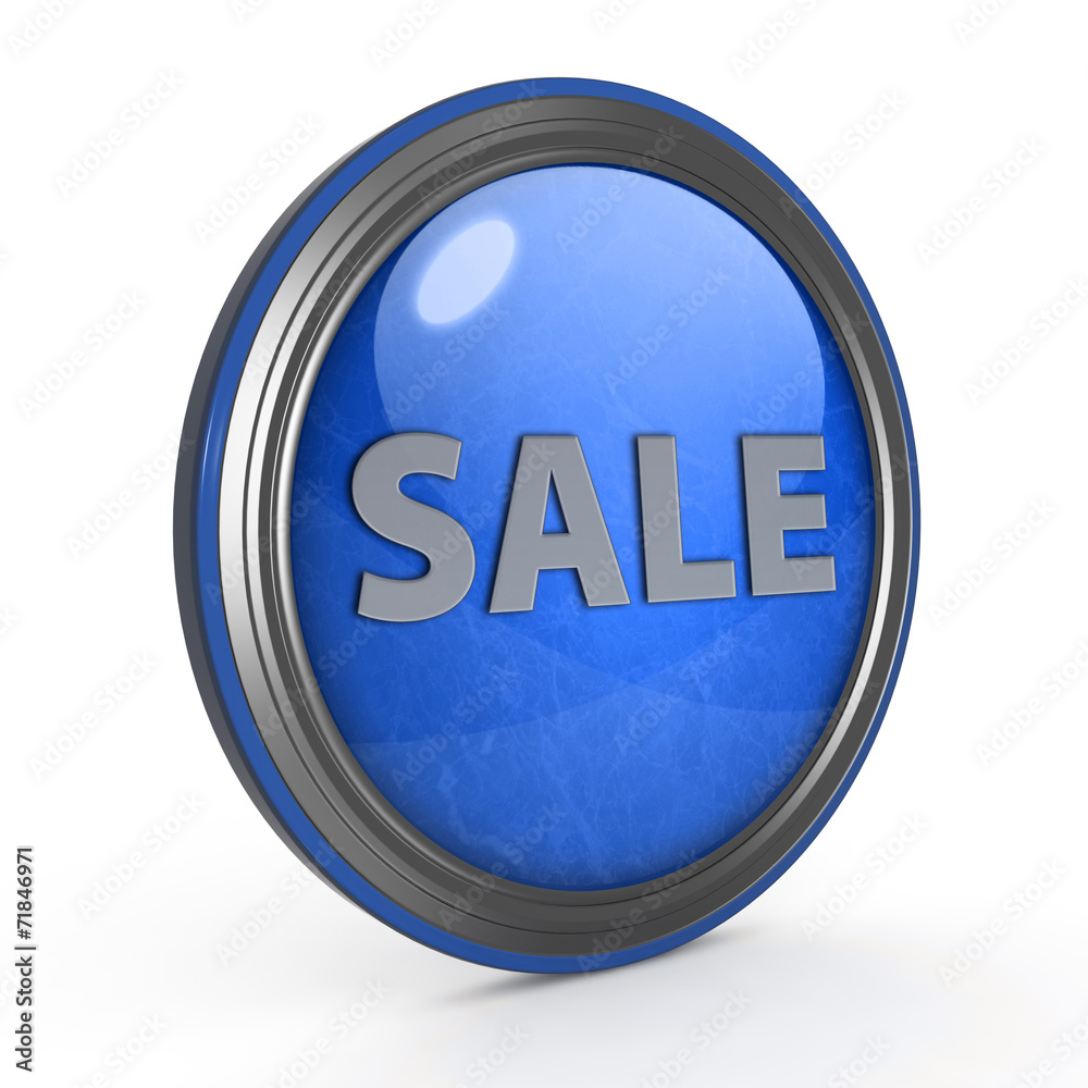 sale circular icon on white background sale circular icon on white background