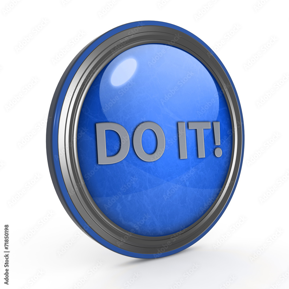 Do it circular icon on white background Do it circular icon on white background