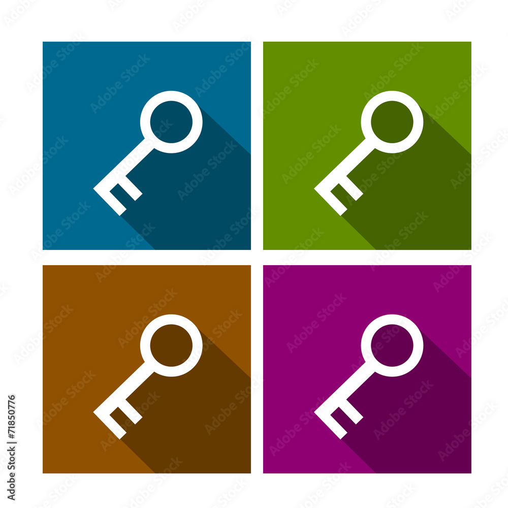 Vector Key Icon Set Vector Key Icon Set
