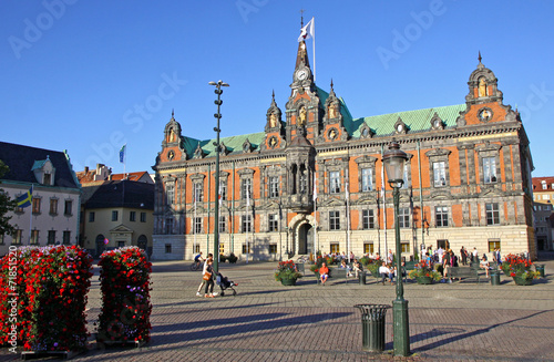 Obraz na płótnie Town Hall of Malmo City, Sweden w salonie