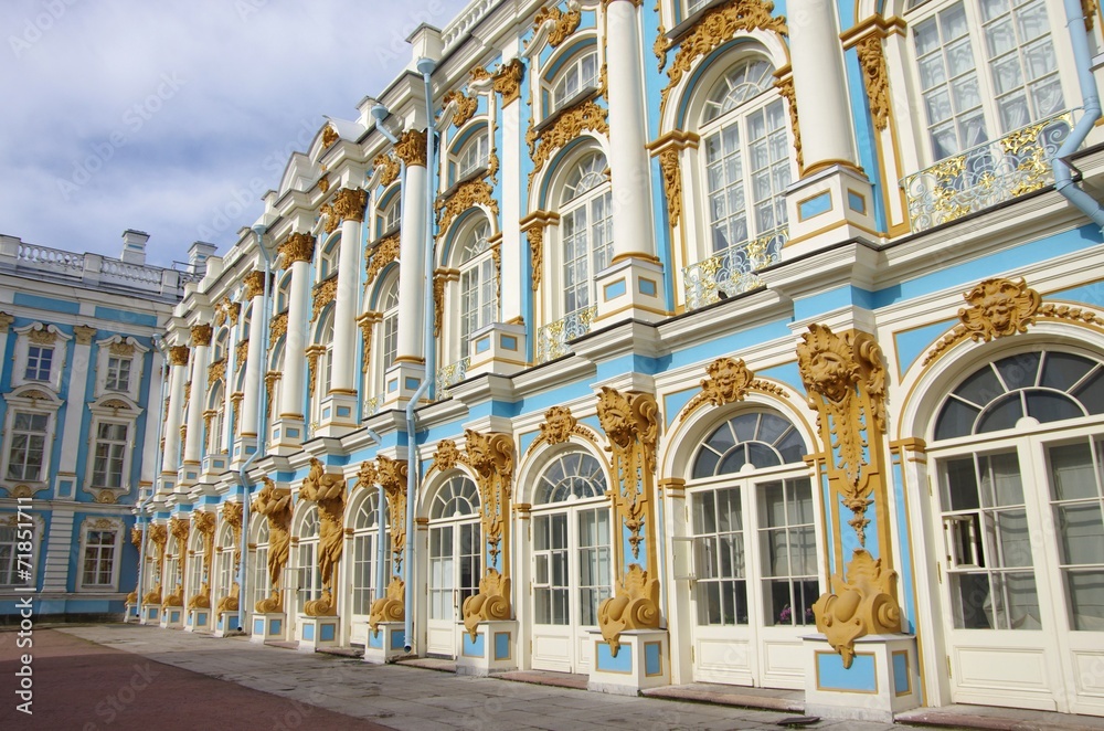 Le palais de Catherine ( St Petersbourg - Russie)