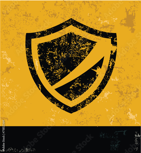 Safety badge symbol,clean vector