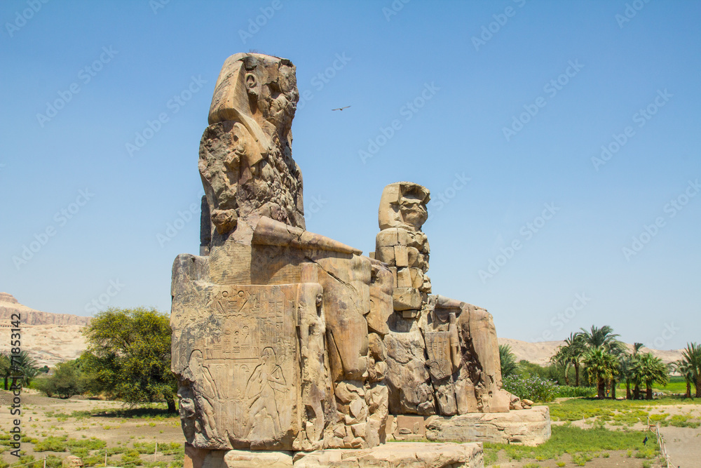 Memnonkoloss Tempel des Amenophis