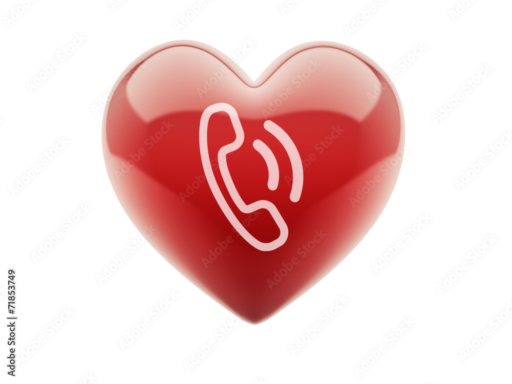 Heart Contact Icon