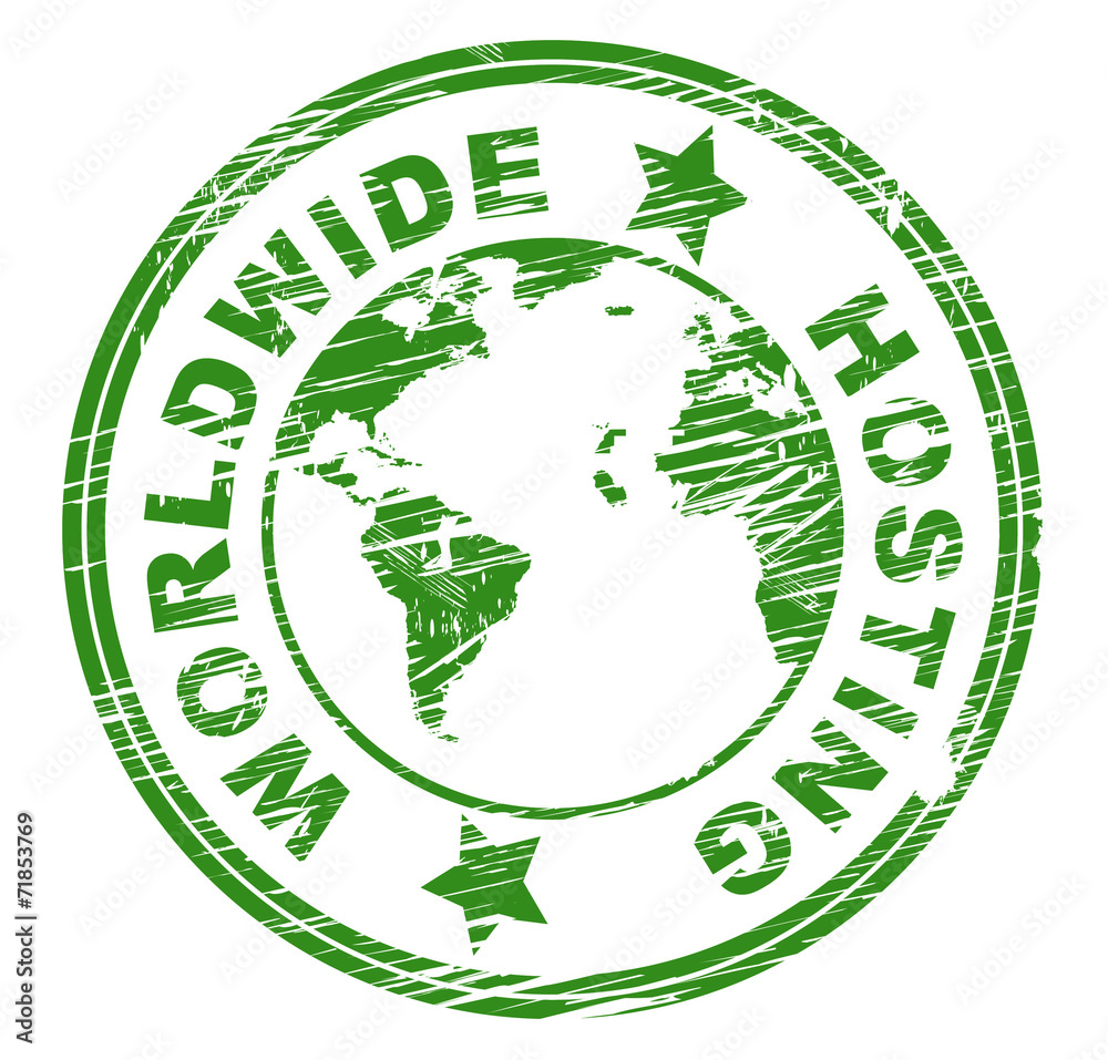 Worldwide Hosting Indicates Worldly Server And Web Worldwide Hosting Indicates Worldly Server And Web