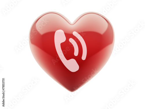 Heart Contact Icon