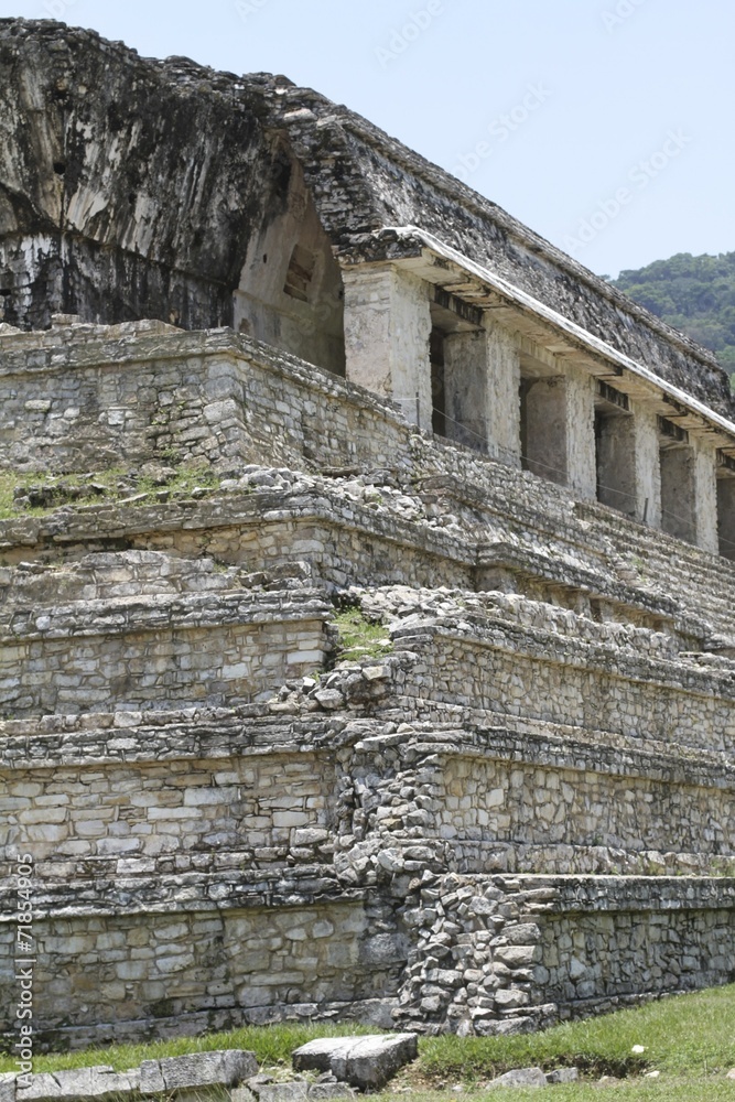 The Palace - Palenque, archeological site in Chiapas