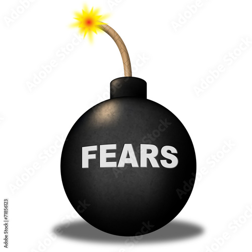 Fears Alert Shows Frightened Worry And Explosive