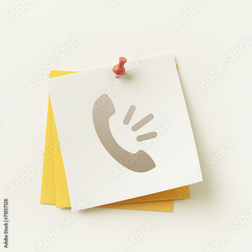 Sticky Note Concept Icon