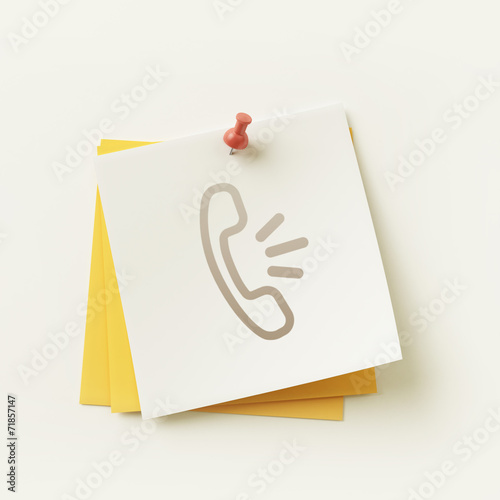 Sticky Note Concept Icon