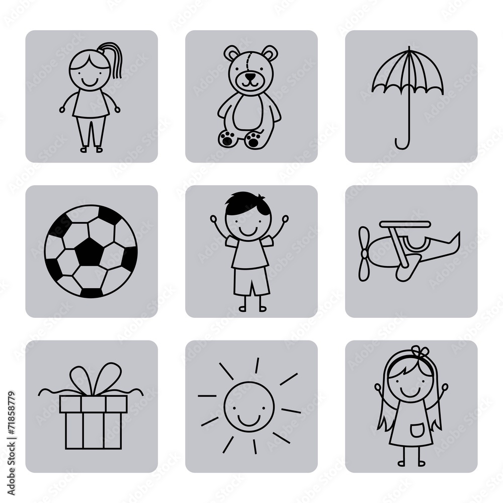 Fototapeta premium kids design