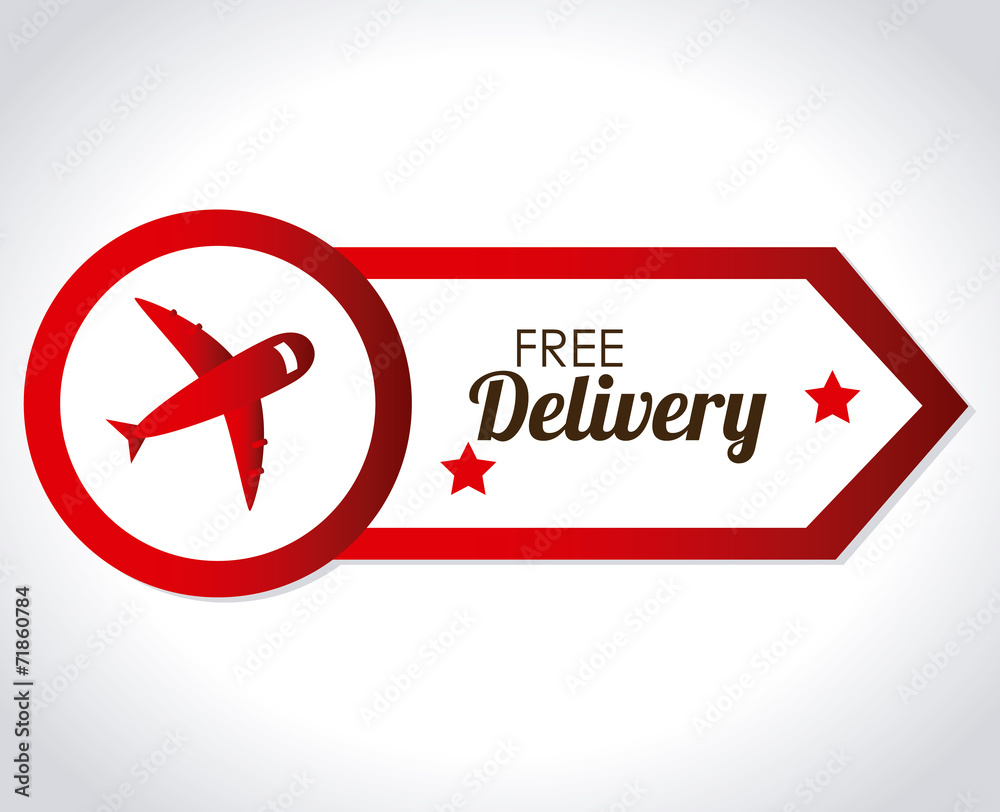 Obraz premium Delivery design