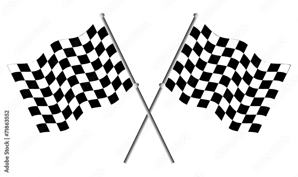 Fototapeta premium Race flags