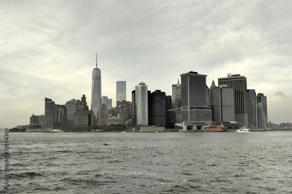View of Downtown Manhattan, New York View of Downtown Manhattan, New York