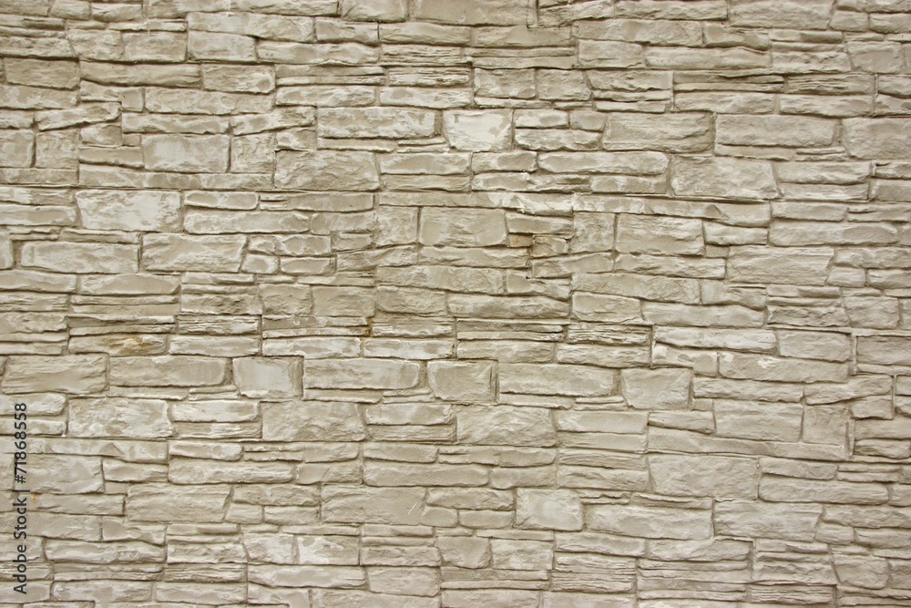 Grey Checkered Pattern Stone Wall Grey Checkered Pattern Stone Wall