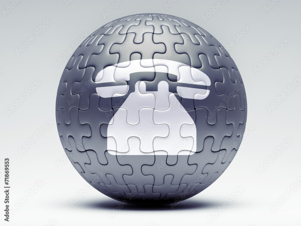 Puzzle Contact Icon Puzzle Contact Icon