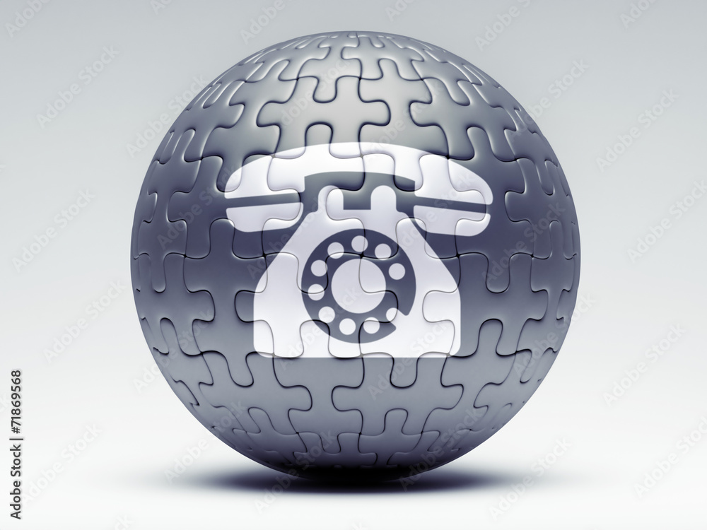 Puzzle Contact Icon Puzzle Contact Icon